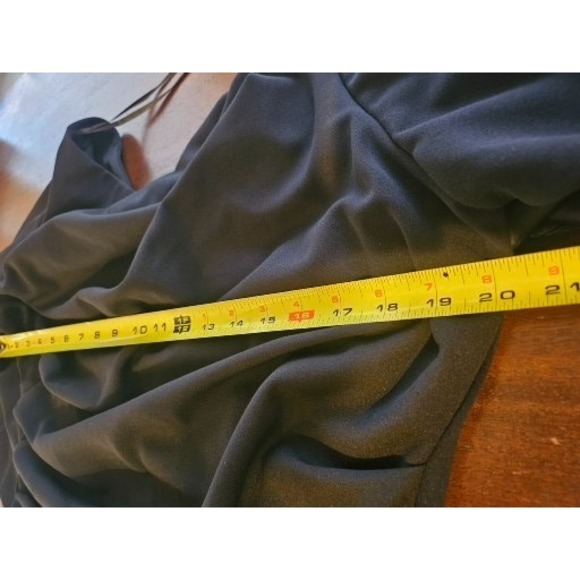 Betsy & Adam JORDAN" SHORT SCUBA CREPE DRAPED BACK DRESS in Blush NWT‎ Size 16 - Picture 7 of 9